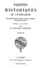 [Gutenberg 48581] • Variétés Historiques et Littéraires (10/10) / Recueil de pièces volantes rares et curieuses en prose et en vers